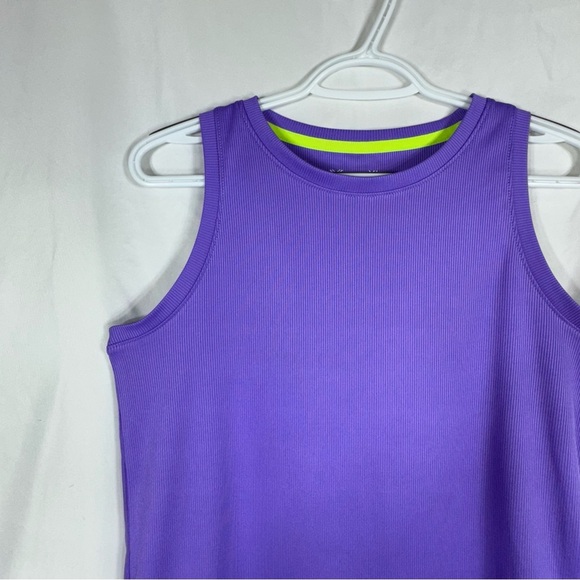 Xersion Girls Plus Lavender Ribbed Tank Top -18.5 - Picture 2 of 4